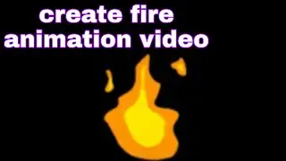 fire animation video with flipaclip