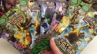 OPENING A BUNCH OF POKEMON TCG FATES COLLIDE XY10 PACKS! (AWESOME PULLS!!)