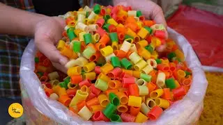 Famous colorful Fingers Fryums Making Rs. 10/- Only #indorefood #shorts