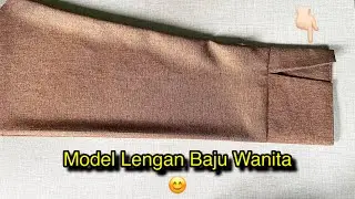 Menjahit Model Lengan Baju Wanita Yang Elegan