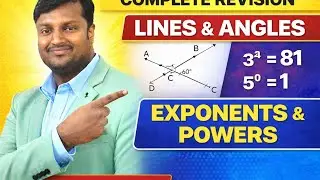 Board Exam Revision | Exponents & Powers & Lines & Angles