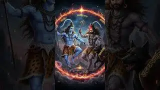 Shiva calm + Bhairava fierce = contrast (very powerful)#shiva #kala #dance #god #dog #song #trishul
