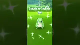 Chance to get shiny Sandshrew || Sandshrew Spotlight Hour #anime #1k