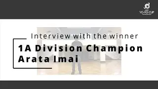 [Interview with the winner] Arata Imai - #JYYCIO 2020 1A division Champion