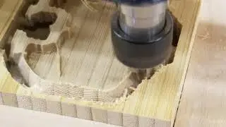 Altered Carbon cortical stack, cnc milled on MPCNC out of bamboo.