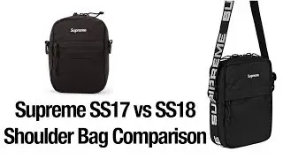 Сумка через плечо Supreme SS17 против SS18