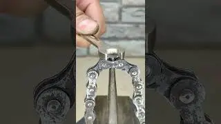 Обязательно запомни эту хитрость! Как можно легко расклепать цепь для велосипеда? #shorts