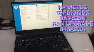HP Victus 15-FB1013DX R5 7535HS RAM upgrade | 845A2UA | Unboxing!!