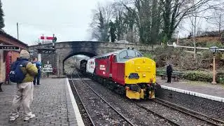 Class 37 and Pannier tank at Arley