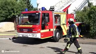 Solaranlage in Flammen &ndash; Feuerwehr Winterbach im L&ouml;scheinsatz | Sony PXW Z90