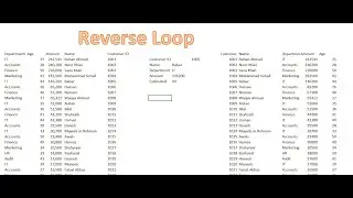 How to work Reverse Lookup in Excel