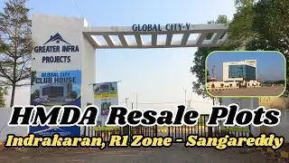 Global City 5 hmda resale plots indrakaran Shankarpally - R1 Zone| Sangareddy