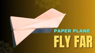 JUST PAPER! Easy Way to Make a ROCKET-Like Plane &ndash; FLY SUPER FAST & FAR | Origami Airplane