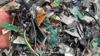 Commercial Scale TV Monitor Circuit Boards Recycling Plant