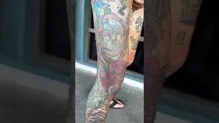 Asian Japanese style leg sleeve