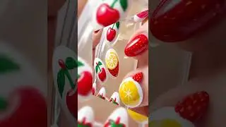 fruity nails | Nail polish designs #nails #nailart #fruity #nailpolishdesign