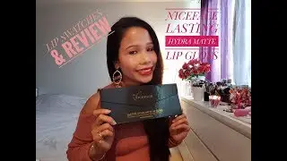 LIP SWATCHES &REVIEW || 12 NICEFACE LIPSTICK ||IRNAVR🖤