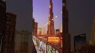 Dubai Night View in Ultra 4K | Most Beautiful City in the World 🌆✨ #Shorts #dubai #travel #music