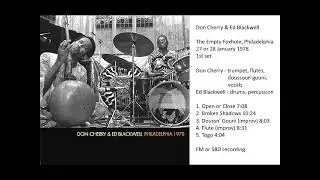 Don Cherry & Ed Blackwell - Live in Philadelphia 1978