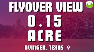 Fly Over - 0.15  acre land for sale in Avinger, Texas [12549]