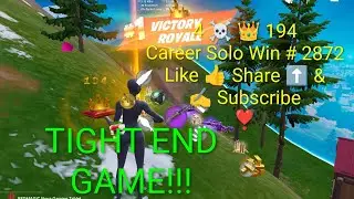 Career Solo Win#2872 Fortnite 4☠️ ZB Victory Royale Chapter 7 Season 1 Solo Win #213 👑#194