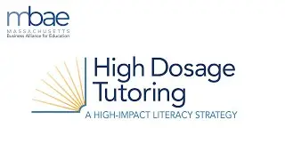 High-Dosage Tutoring: A High-Impact Literacy Strategy Webinar