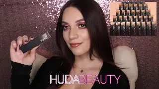 NEW Huda Beauty Stick Foundation Review & Demo