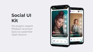 Flutter UI- Social Media App UI Kit  With | Free Source Code