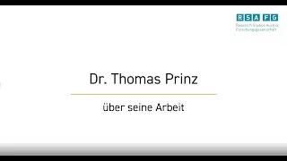 Vorstellung Dr. Thomas Prinz | RSA FG