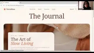  presentation of Fashion store landing page  website 