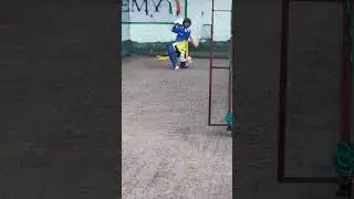 Dedication and hard work in full swing! Ajay Mandal practices for the IPL at Manigriiv. #ipl