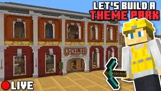 Building the Theme Park's FIRST RESTAURANT!