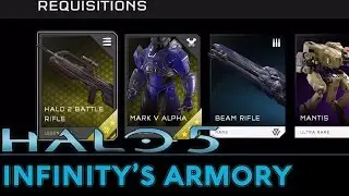 Halo 5: Guardians - Infinity's Armory REQ Pack Opening (All new items unlocked + SR 146 Pack)