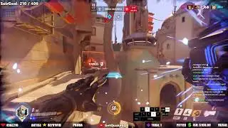 POTG! GetQuakedOn Insane Doomfist Overwatch Gameplay Season 32 Top 500