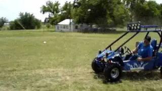 Dave and Mandy Demo a Kinroad Go Kart