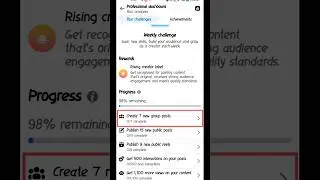 Create 7 new group posts 0/7 complete #weeklychallenges #weeklychallengesfacebook