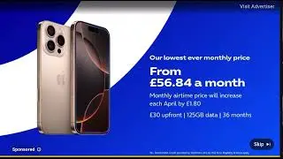 O2 advert 2025 without voiceover (READ DESCRIPTION)