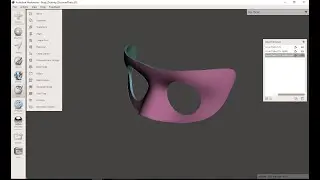 Eye mask desing usig #meshmixer