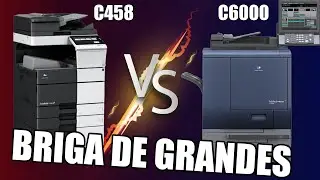 Teste de Qualidade Konica Minolta C458 VS. C6000