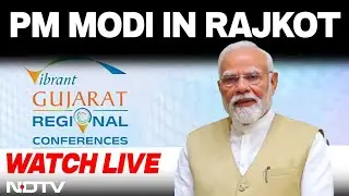 PM Modi LIVE | PM Modi Inaugurates Vibrant Gujarat Regional Conference For Kutch, Saurashtra Region