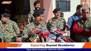 Sushank Anand IG BSF Jammu interacts with media