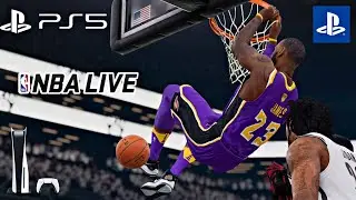 Lakers vs Nets PS5 2020 Gameplay! NBA LIVE 19