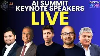 India AI Summit Keynote Speakers | Sam Altman | Sunil Mittal | Jeet Adani | Bharat Mandapam LIVE
