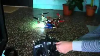 F330 Quadcopter 10w LED lighting.