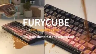 The FURYCUBE IP98: The Ultimate Waterproof Membrane Keyboard