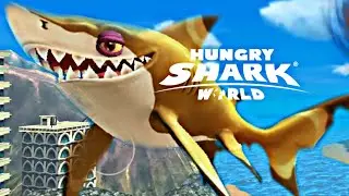 BLACKTIP REEF PROTECT BABY GAIA SHARK GAMEPLAY - HUNGRY SHARK WORLD | KAIJU GAMER PH