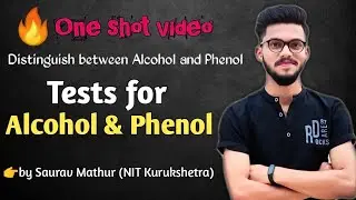 Tests for Alcohol & Phenol (practical organic chemistry) || IIT-JEE/NEET || One shot video 🔥