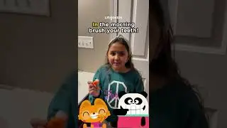 In The Morning Brush Your Teeth! 🔤 ABCD Chant Fun! #abcdsong #chantabc #lingokids