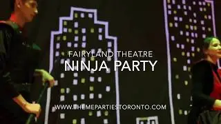 NINJA PARTY at Fairyland Theatre. Kids Parties Toronto. Boy Parties Toronto