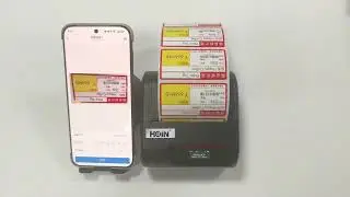 Print price tag for mini printer